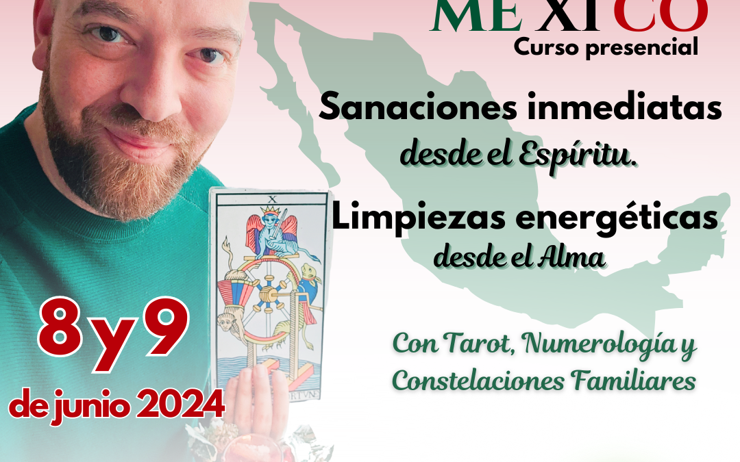 ISMAEL SÁNCHEZ REGRESA A MÉXICO 8-9 junio 2024 ¡PLAZAS LIMITADAS!
